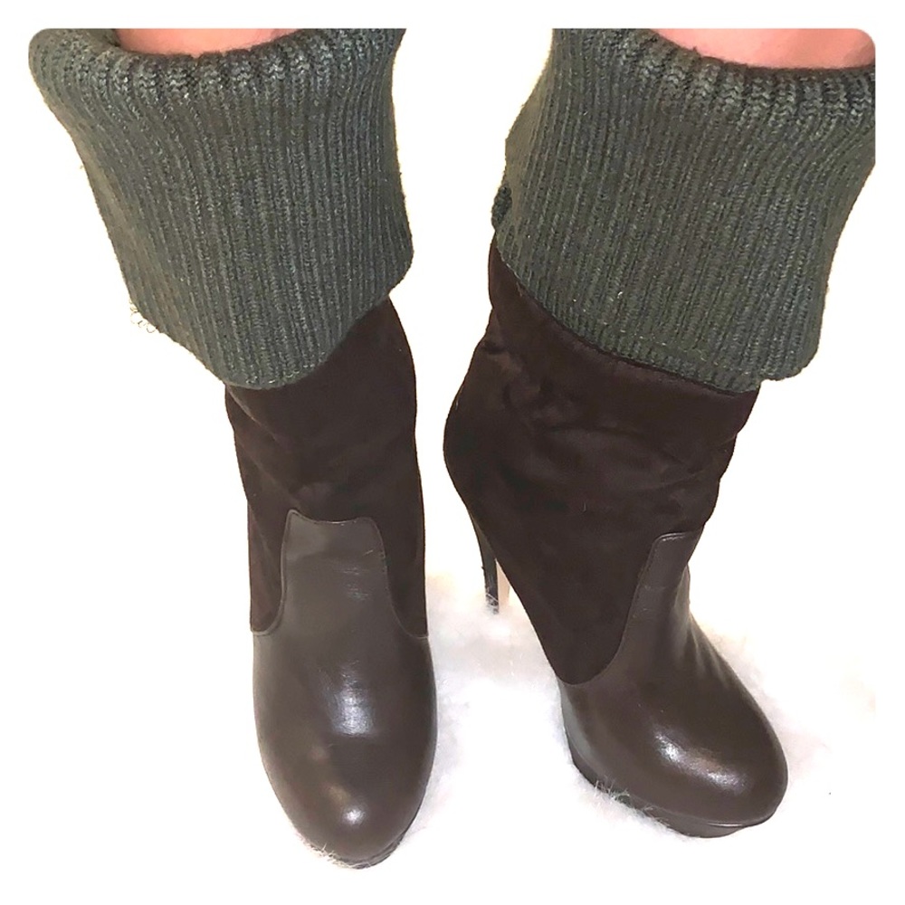 Zigi Soho High Heel Boots - Olive/Brown